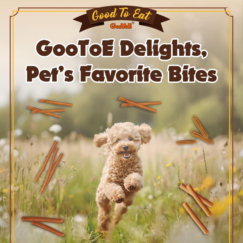 Gootoe serving suggestion shows sticks ideal for bonding moments.