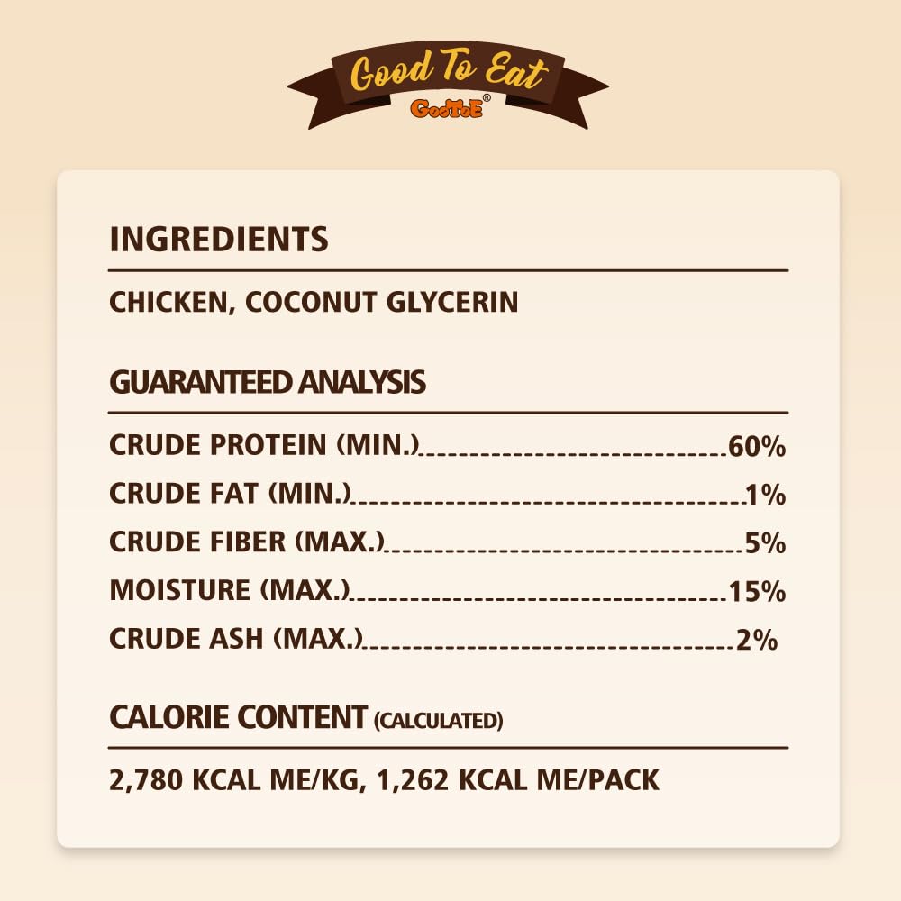 Gootoe chicken jerky for dogs of all sizes