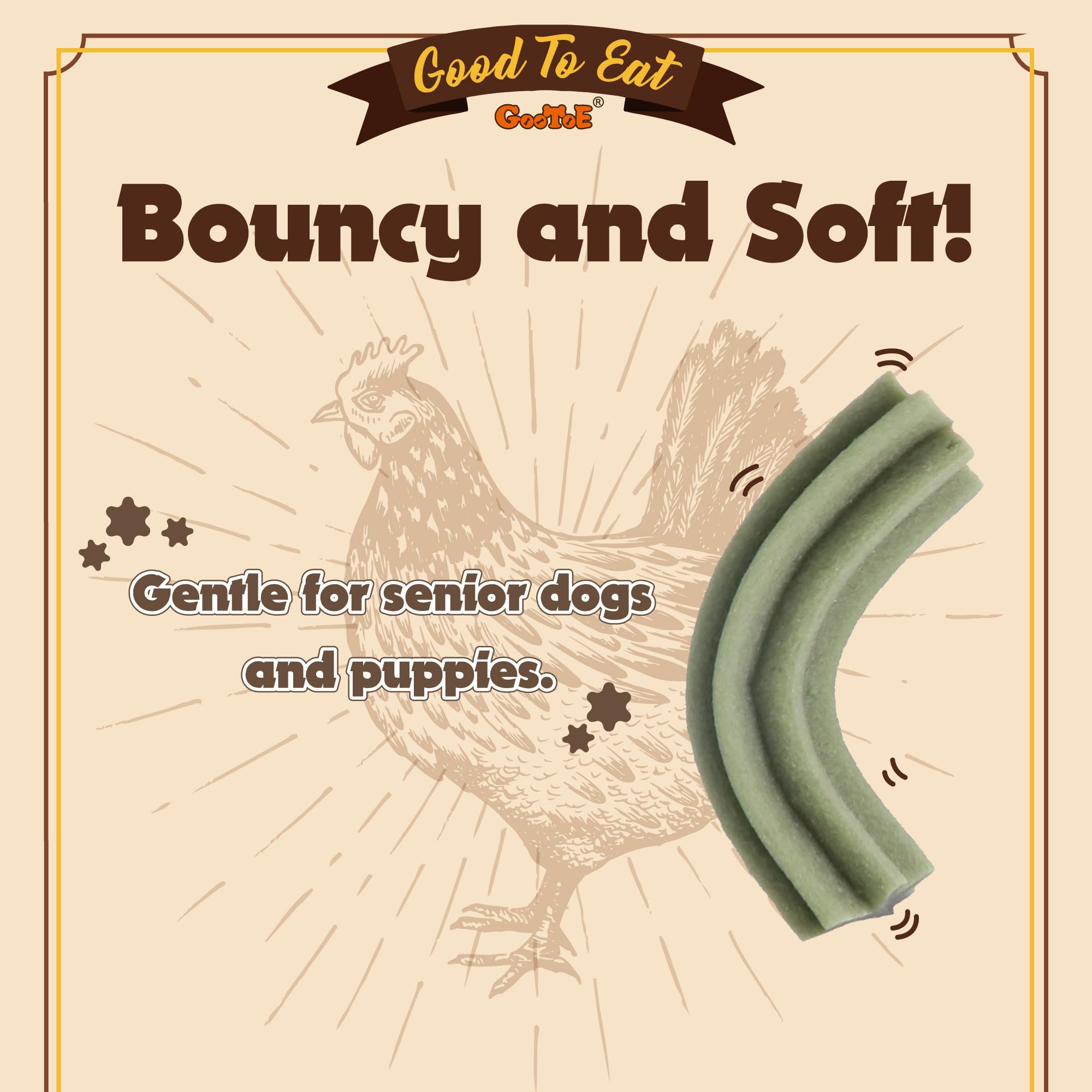 Gootoe Soft Dog Treats gluten-free, hypoallergenic option suitable for sensitive dogs