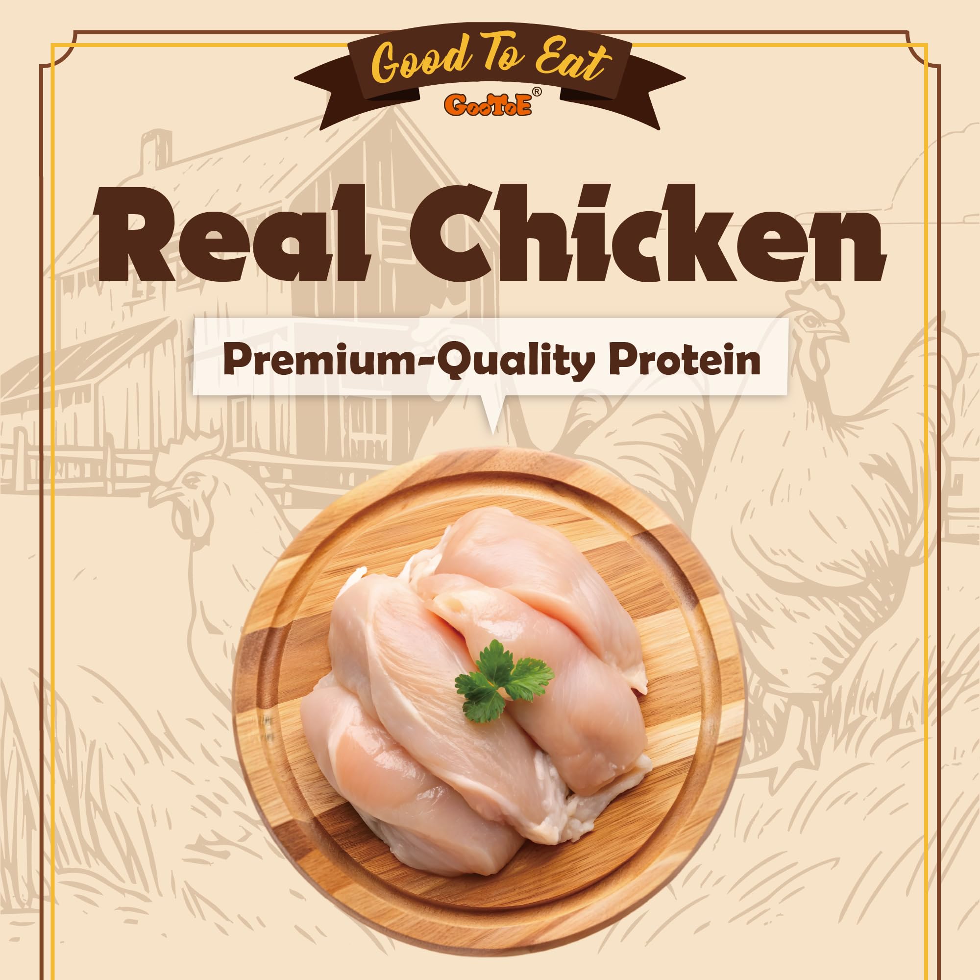Gootoe training treats easy-break texture ideal for quick rewards during sessions.