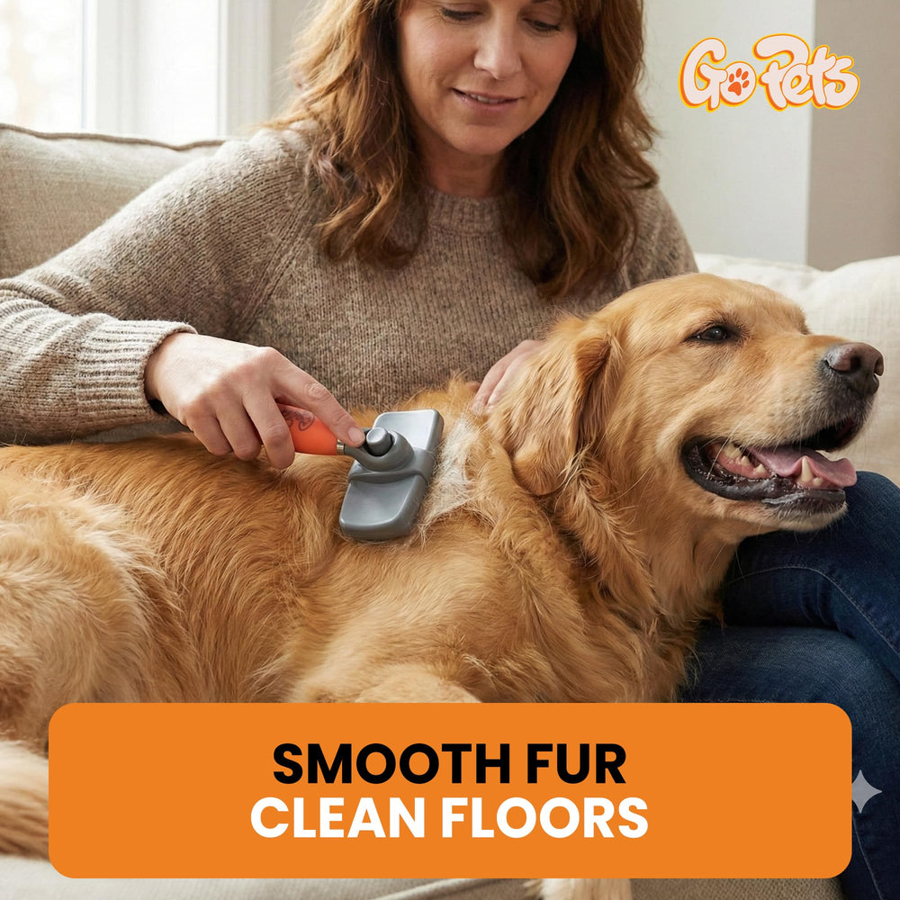 GoPets detangler grooming tool helps remove mats without harsh pulling.