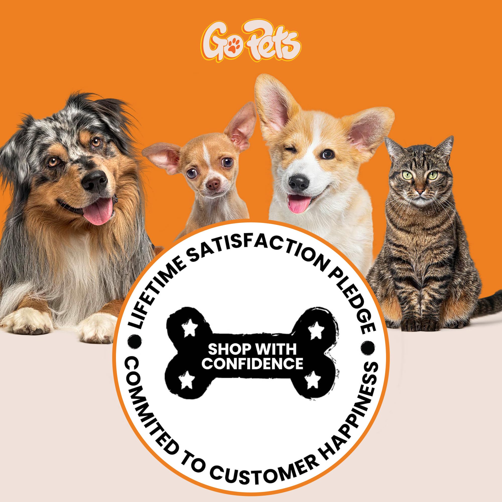 GoPets grooming rake helps maintain glossy coats with regular use.