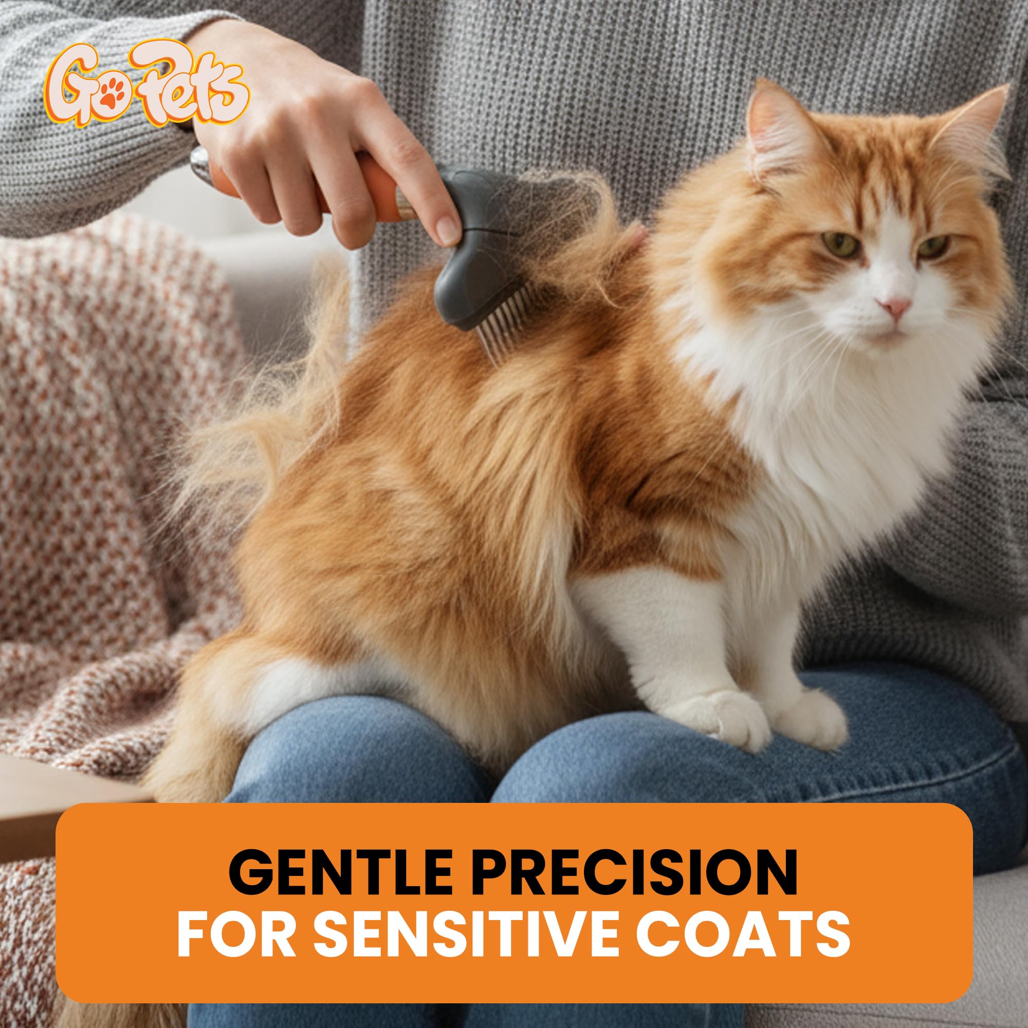 GoPets undercoat lift reaches heavy coats to remove dirt and loose fur.