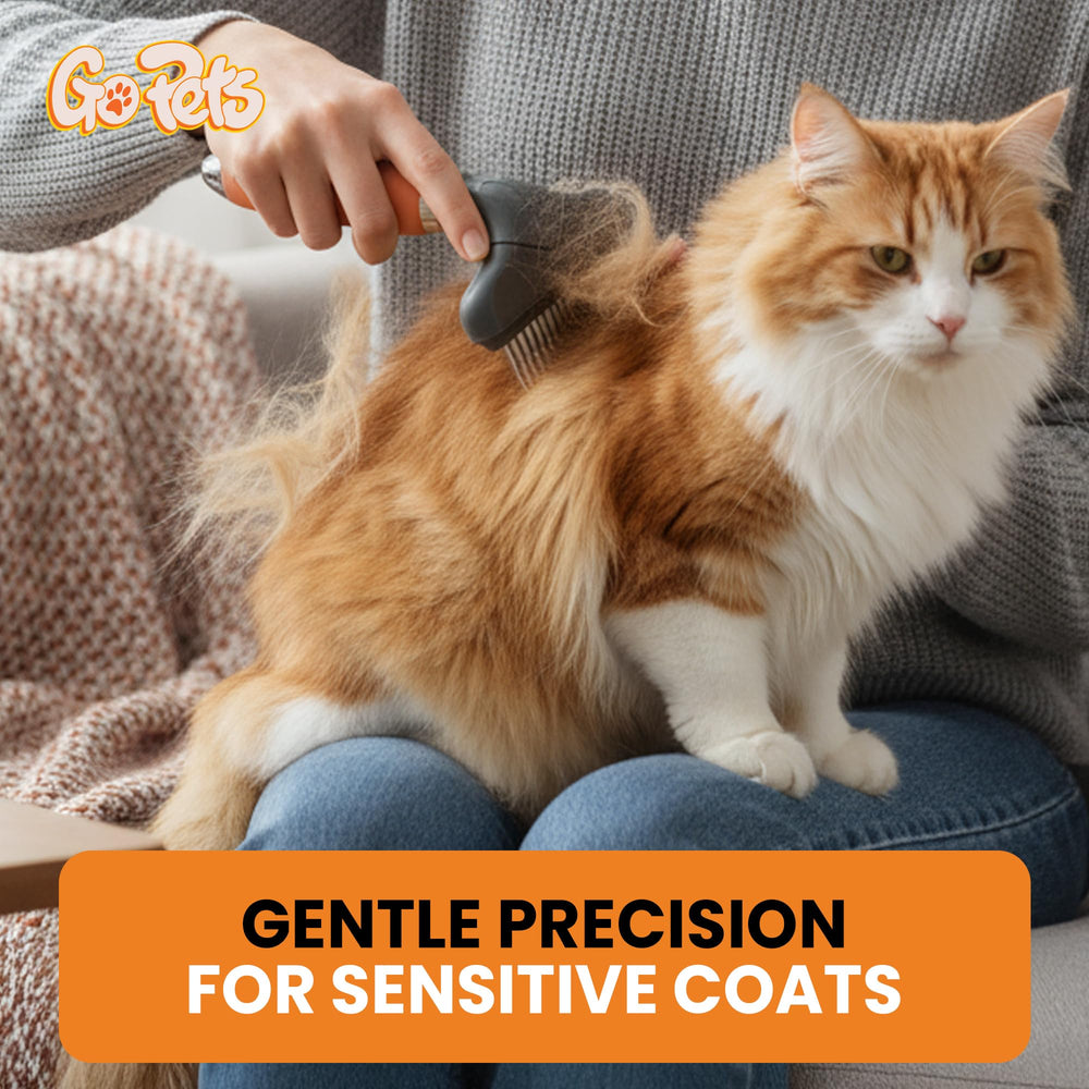 GoPets undercoat lift reaches heavy coats to remove dirt and loose fur.