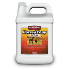 GORDON'S Horse and Pony Spray bottle ready to protect horses from flies, mosquitoes, and gnats.
