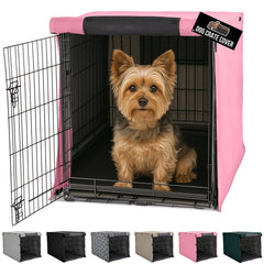GORILLA GRIP 24-in crate cover creates a dark space to reduce distractions for pets.