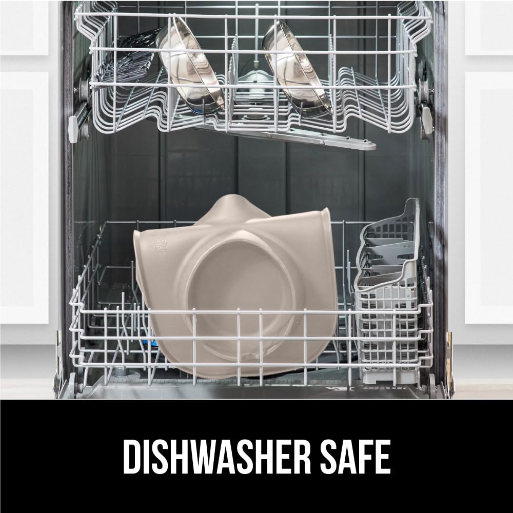 GORILLA GRIP beige color adds subtle style to feeding space.