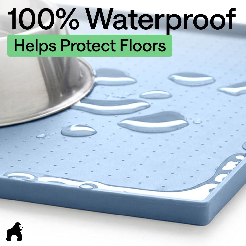 GORILLA GRIP BPA-free silicone mat safe for homes with pets.