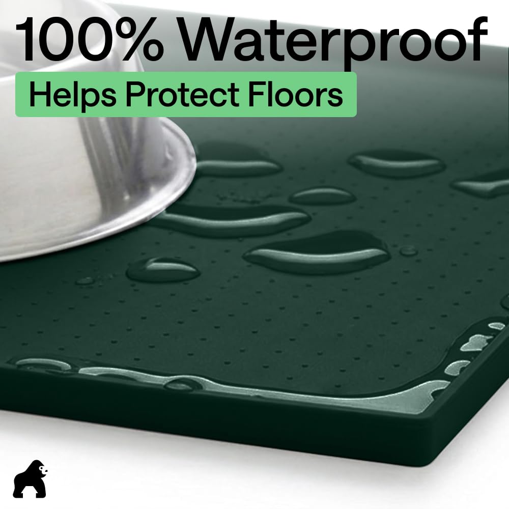 GORILLA GRIP BPA-free silicone mat is food-grade and pet-safe