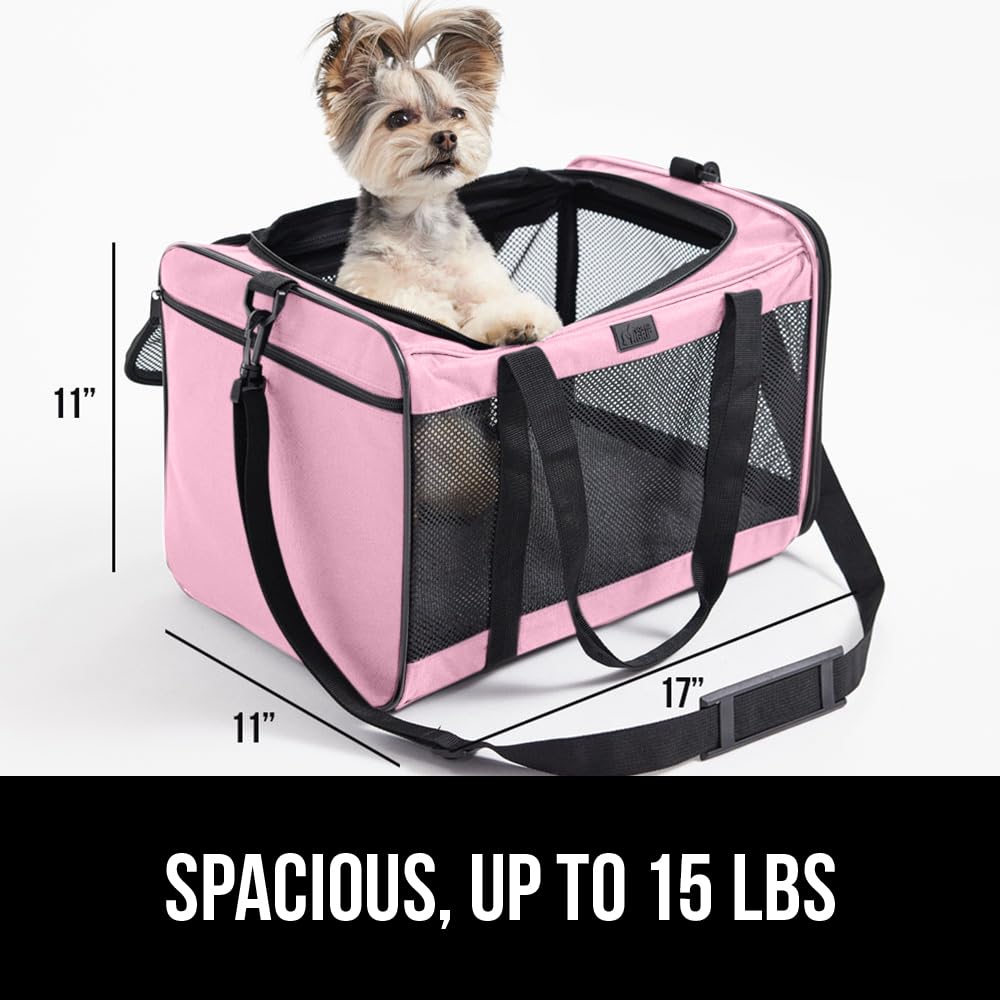 GORILLA GRIP cat carrier breathable mesh windows for ventilation