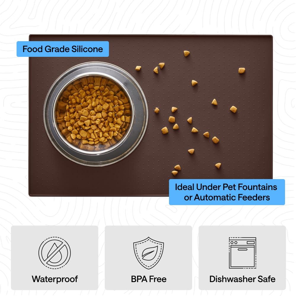 Gorilla Grip versatile mat for cat fountains and multi-pet homes.