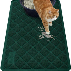 GORILLA GRIP Cat Litter Mat top coil grab traps stray litter from floors.