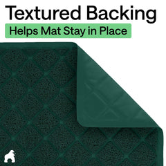 GORILLA GRIP Cat Litter Mat water-resistant design protects floors.