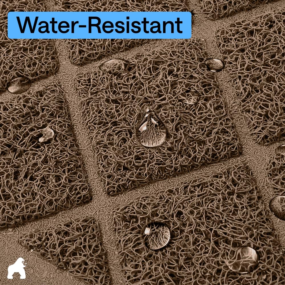 Gorilla Grip's deep catch grooves keep litter contained and floors tidy.