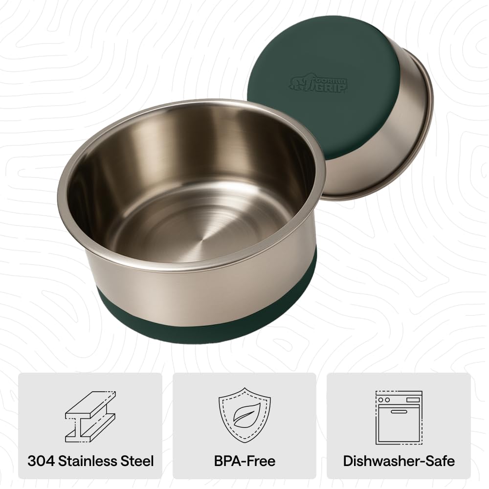 GORILLA GRIP dishwasher safe label for easy cleanup.