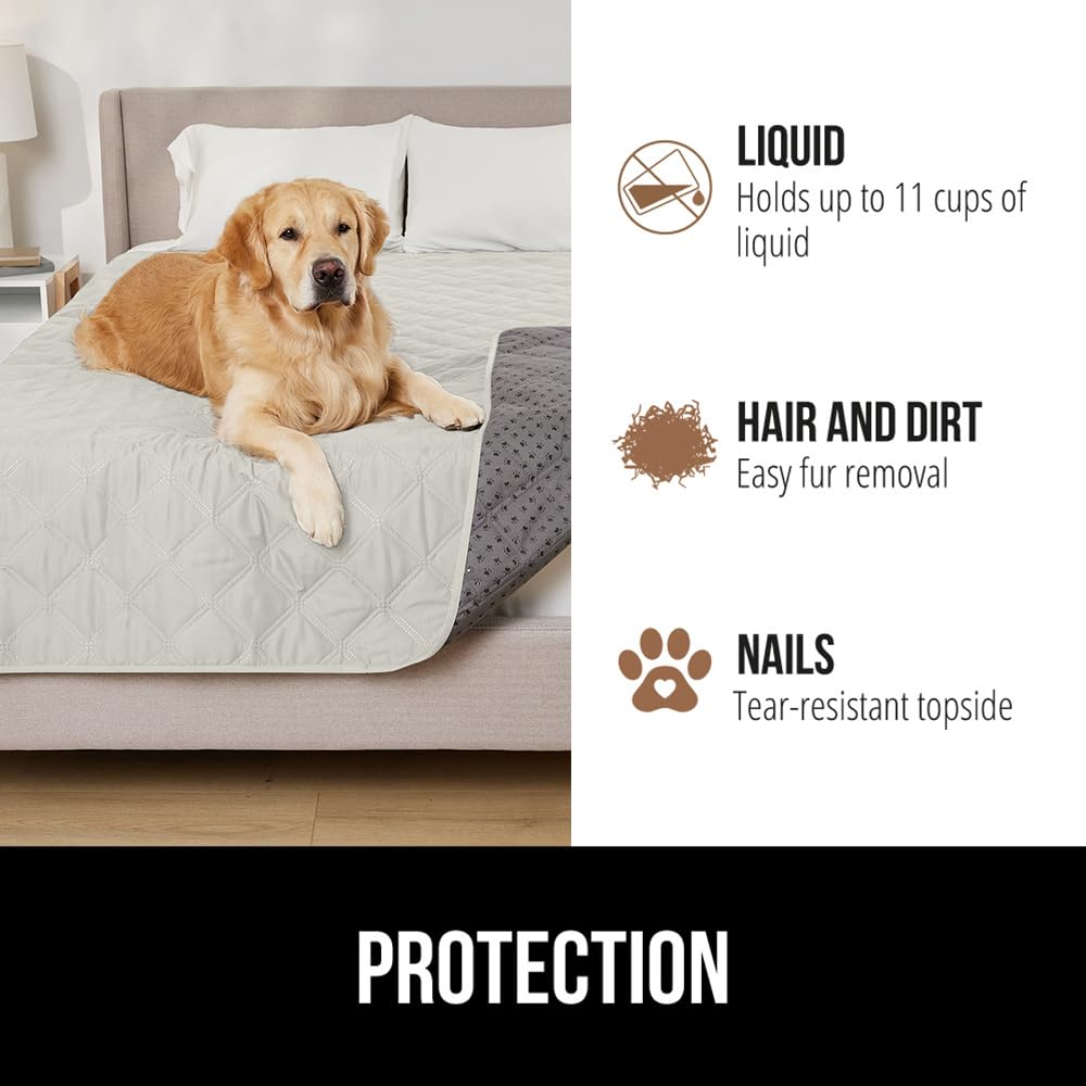 GORILLA GRIP dog blanket for car protects seats during travel