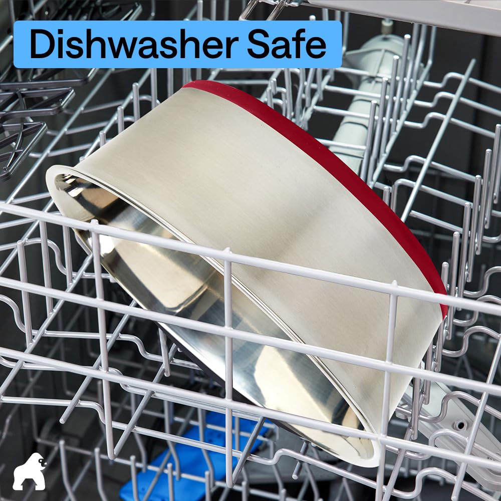 Gorilla Grip 304 stainless steel interior designed for easy sanitation