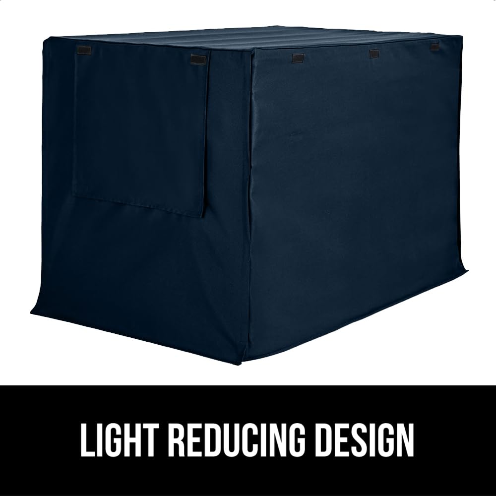GORILLA GRIP crate cover navy with hook and loop fasteners to stay in place