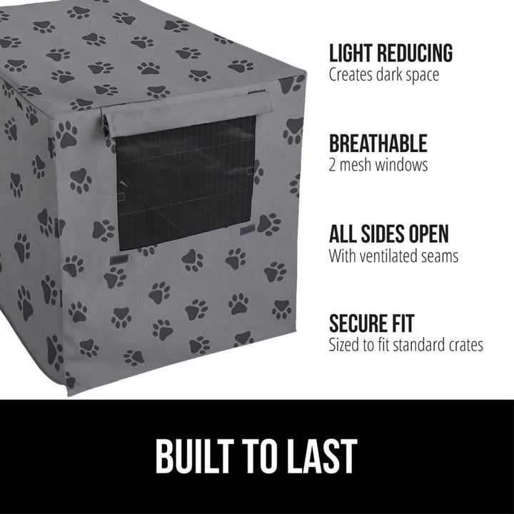 Gorilla Grip dog crate cover back mesh window for airflow