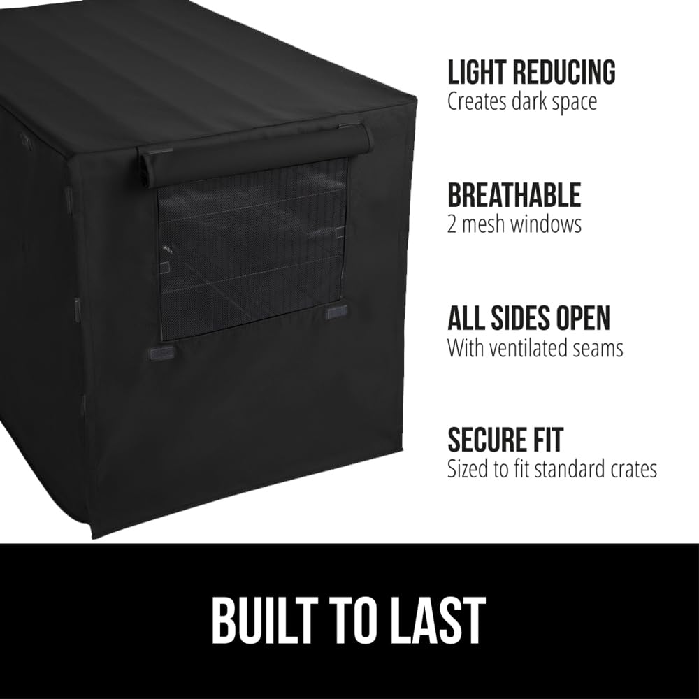 GORILLA GRIP crate cover back view highlights breathable mesh and ventilation