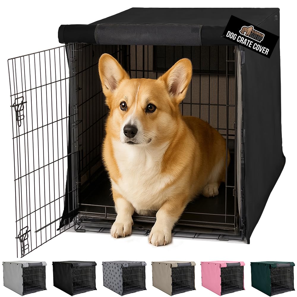 GORILLA GRIP crate cover front view enhances privacy and reduces distractions