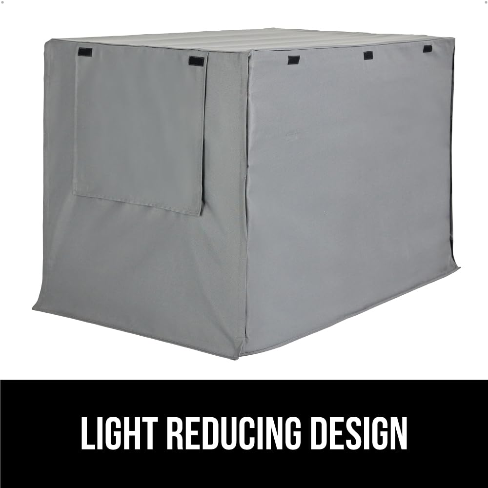 GORILLA GRIP crate cover is machine washable for easy cleaning
