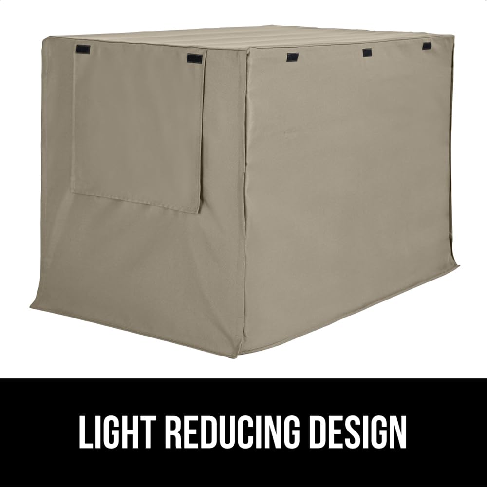 GORILLA GRIP crate cover mesh windows front and back for airflow and visibility control.