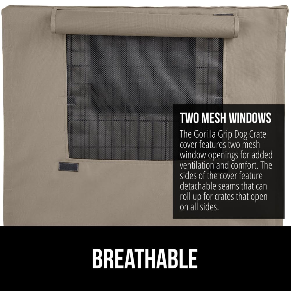 GORILLA GRIP crate cover right side view highlighting secure fit features.