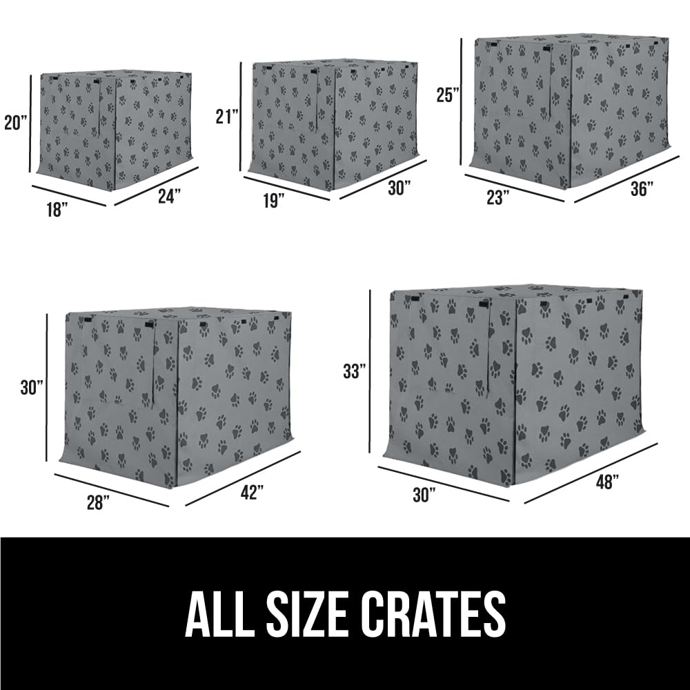 Gorilla Grip dog crate cover side flaps rolled up for flexible access