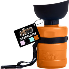 GORILLA GRIP 20oz bottle with built-in bowl for easy on-the-go hydration.