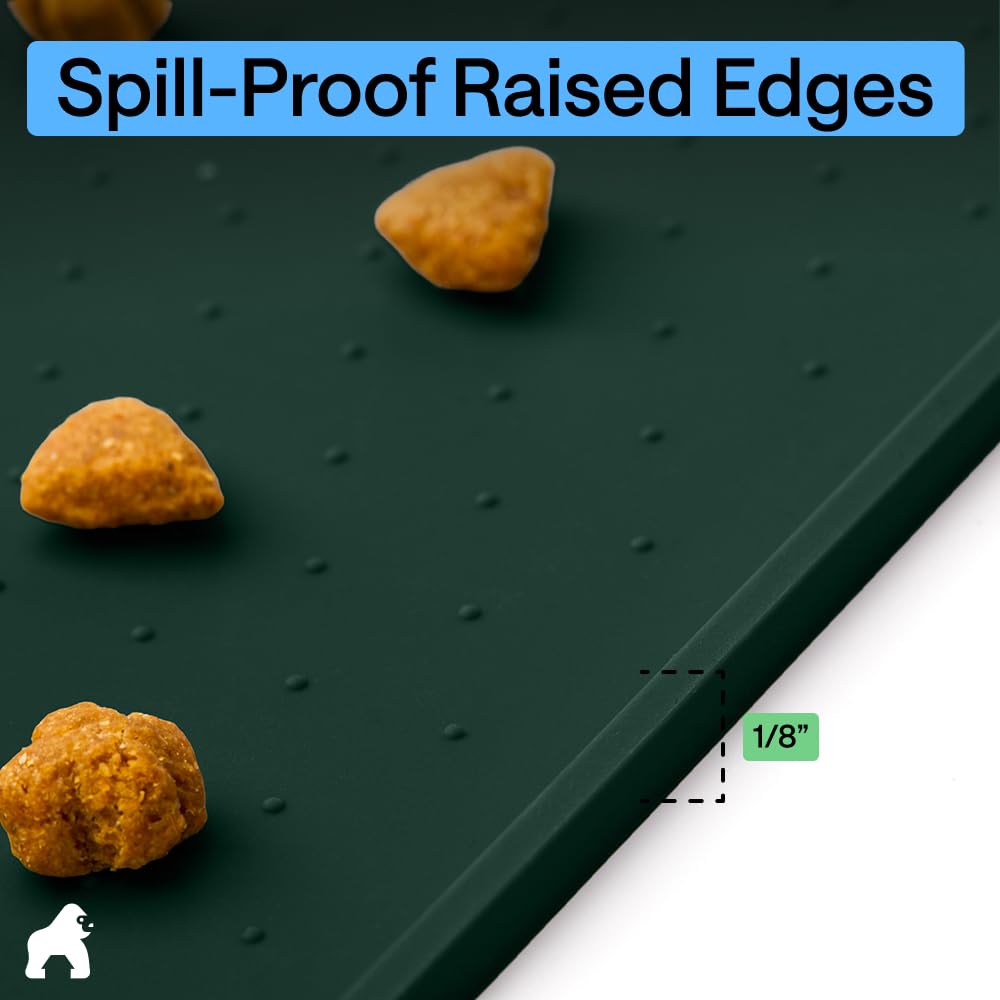 GORILLA GRIP durable backing prevents sliding on hard floors