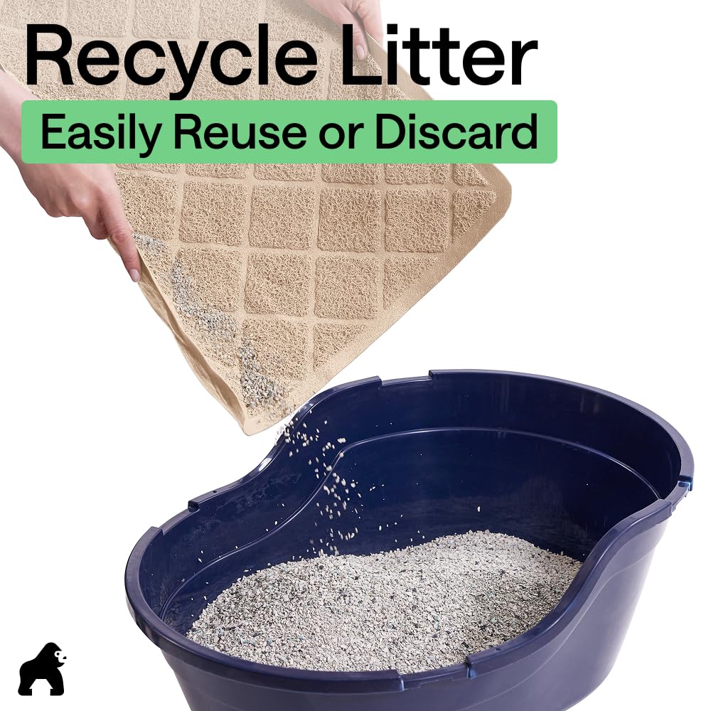 Easy to clean by shaking, vacuuming, or washing with soap and water.