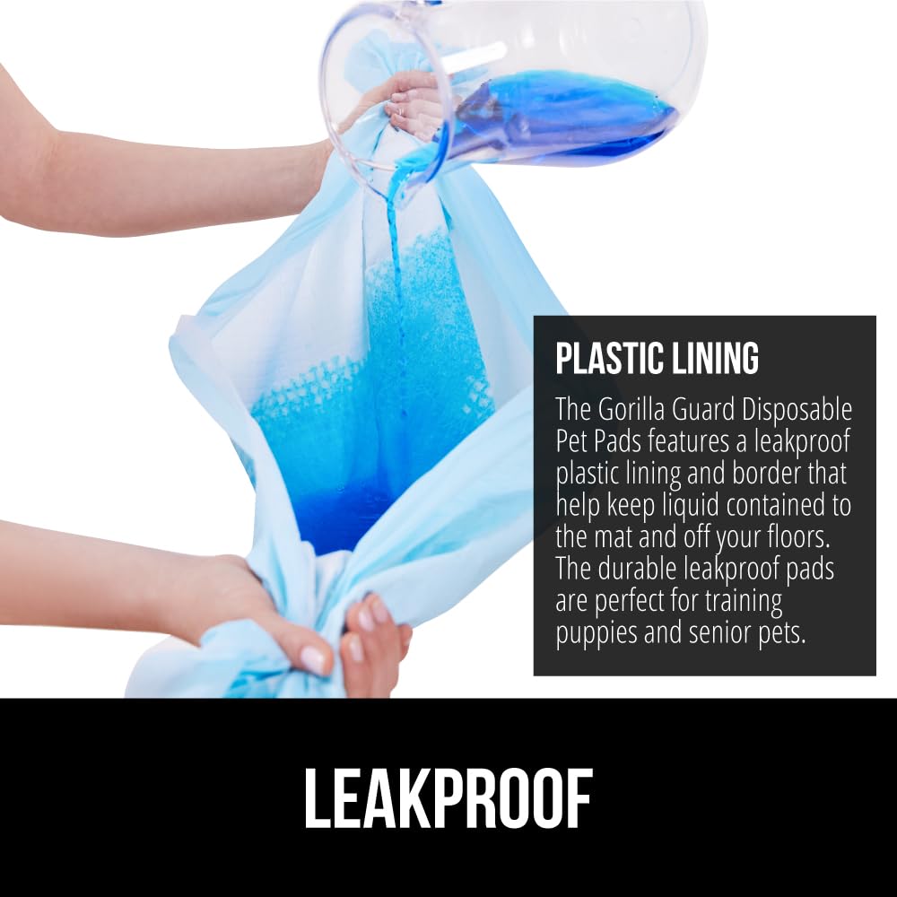 Gorilla Guard inner absorbing layers turn fluid into gel for surface dryness