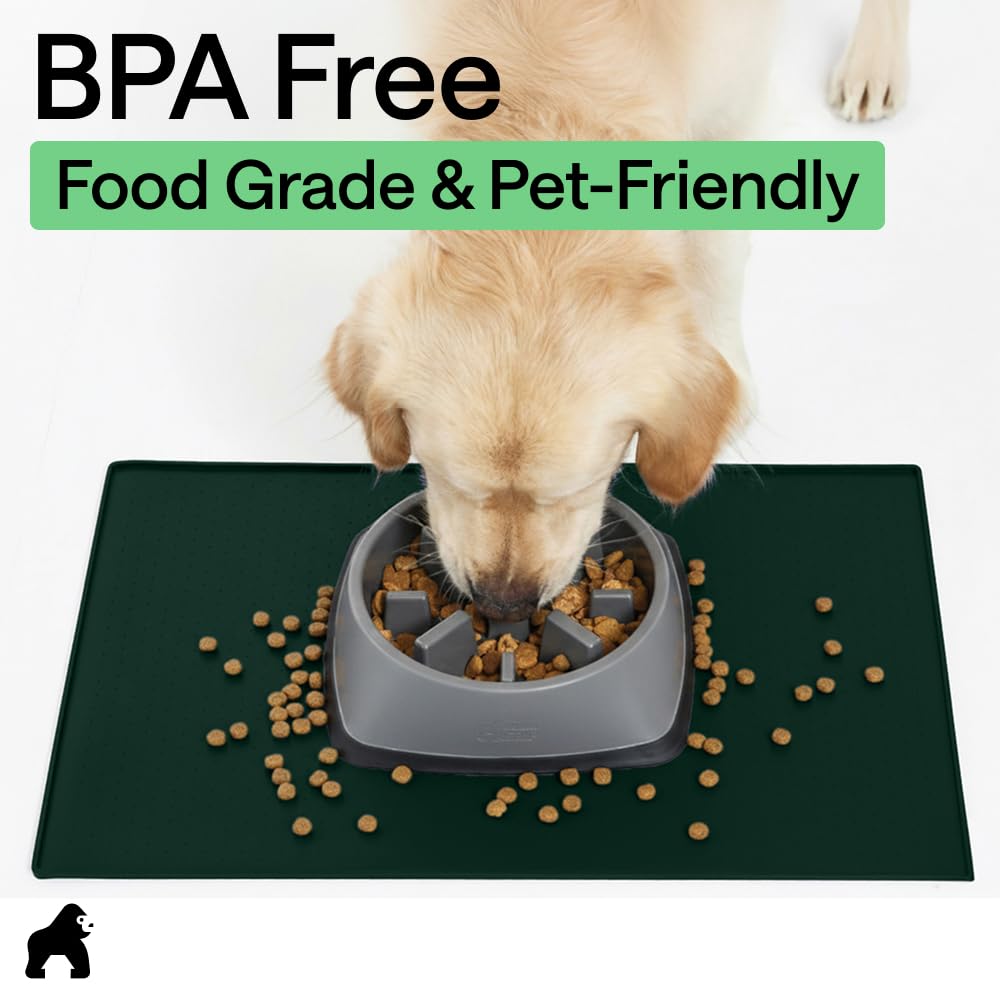 GORILLA GRIP green pet mat adds style while protecting surfaces