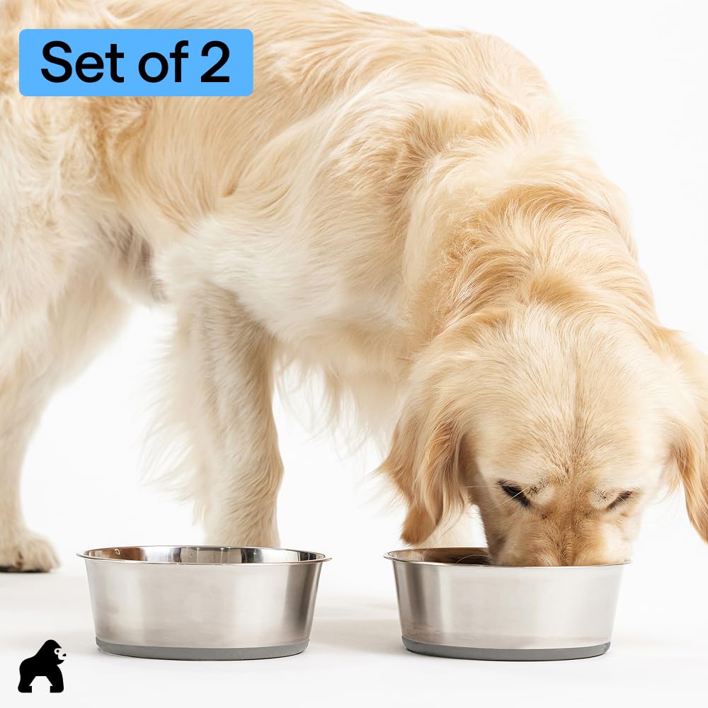 Gorilla Grip bowls minimize clatter with a soft silicone base.