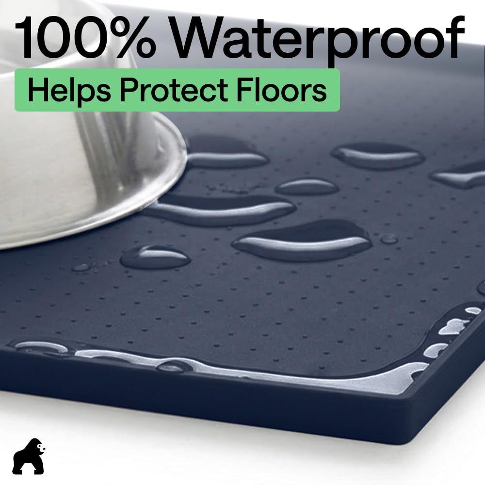 GORILLA GRIP raised dots and backing prevent sliding and mess