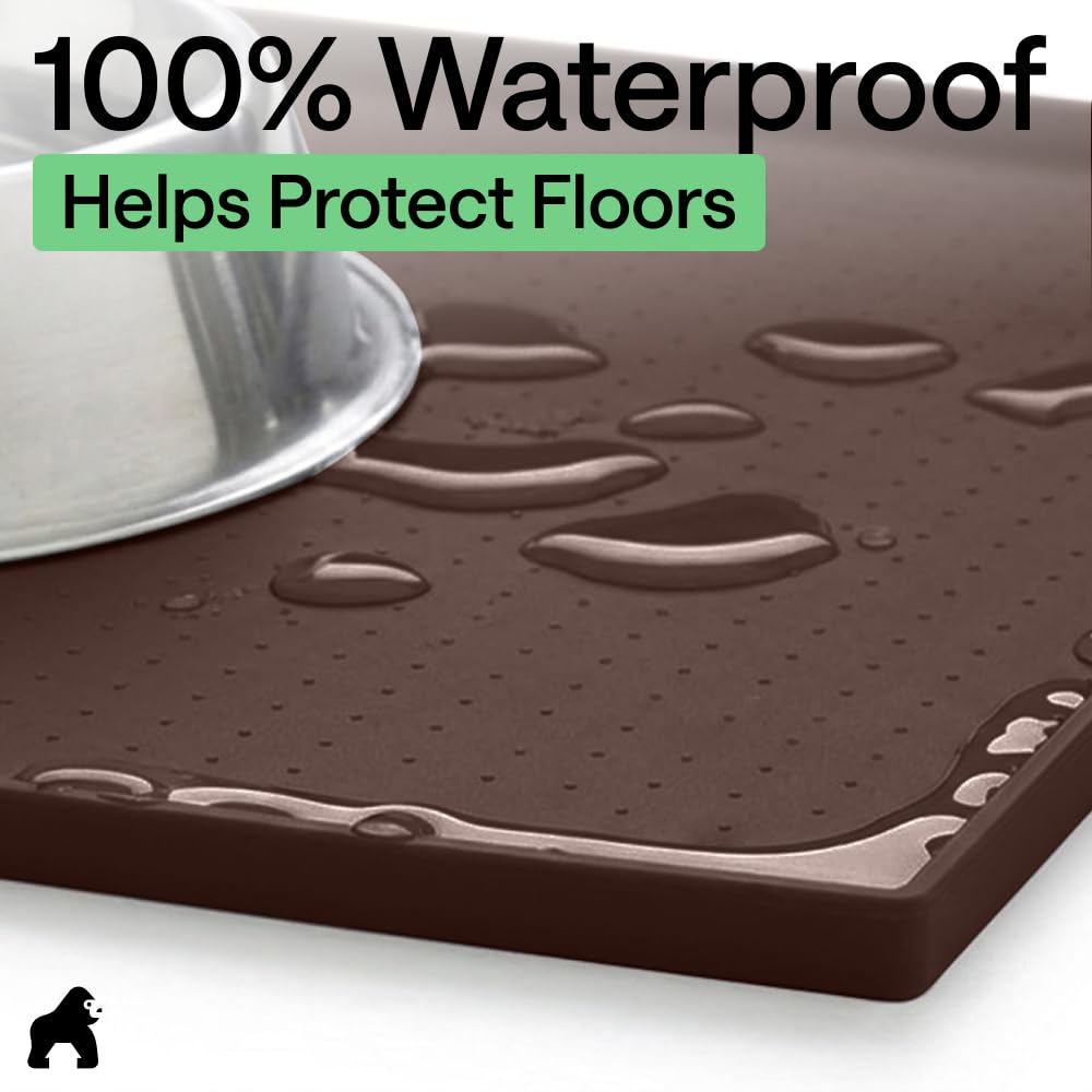 GORILLA GRIP raised-dots design helps prevent sliding for calmer meals.