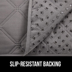 GORILLA GRIP silicone grip backing prevents slipping on furniture