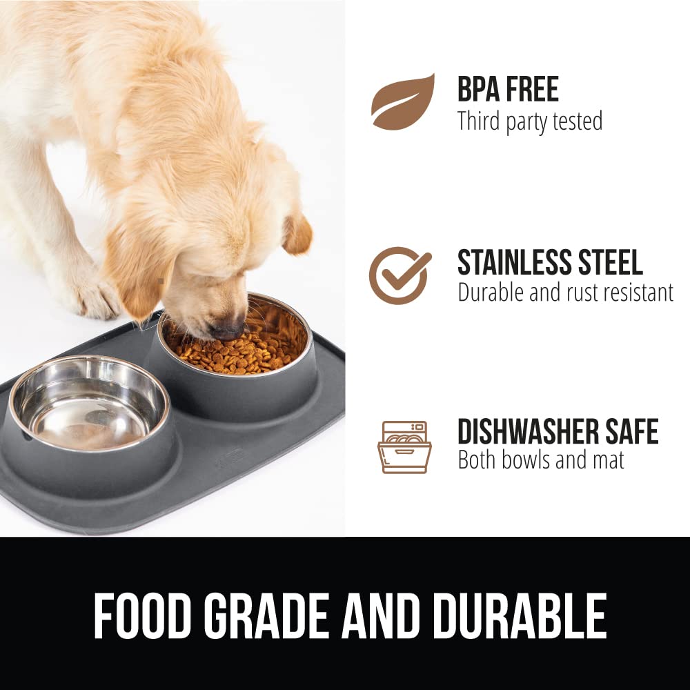 GORILLA GRIP silicone mat is scratch resistant, protecting floors during meal times.