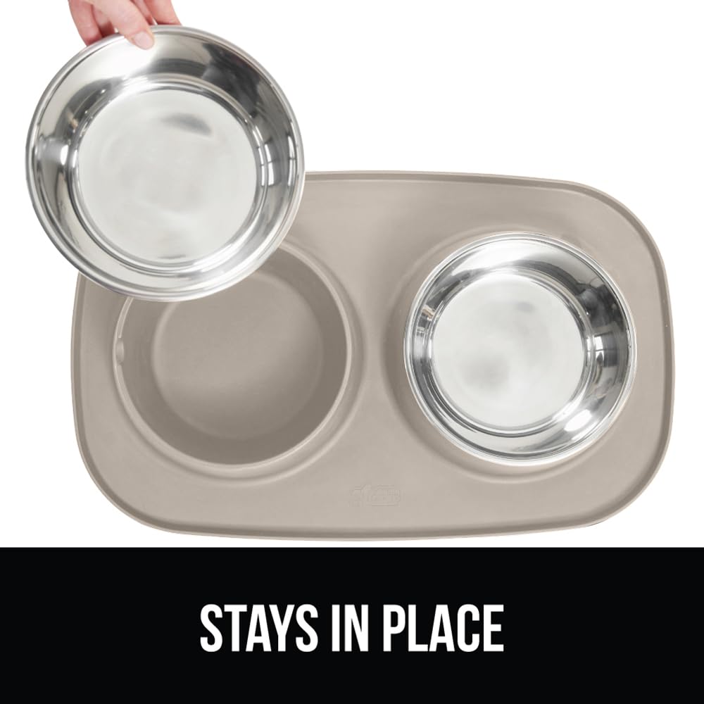 GORILLA GRIP silicone mat is slip-resistant, protecting floors from spills.