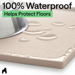GORILLA GRIP slip-resistant topside holds bowls in place