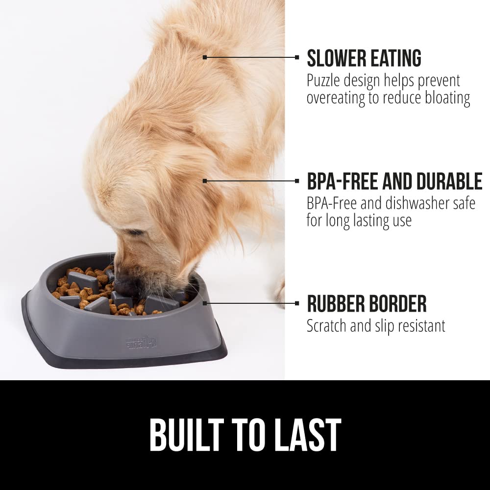 GORILLA GRIP bowl with non-slip base keeps meals steady.