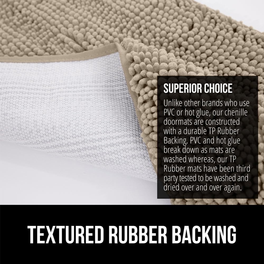 GORILLA GRIP SoakSTOPPER is machine washable for easy cleaning