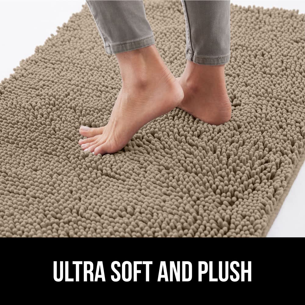 GORILLA GRIP SoakSTOPPER machine washable and fade resistant for easy maintenance.