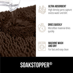 GORILLA GRIP SoakSTOPPER soft chenille dries quickly after absorption