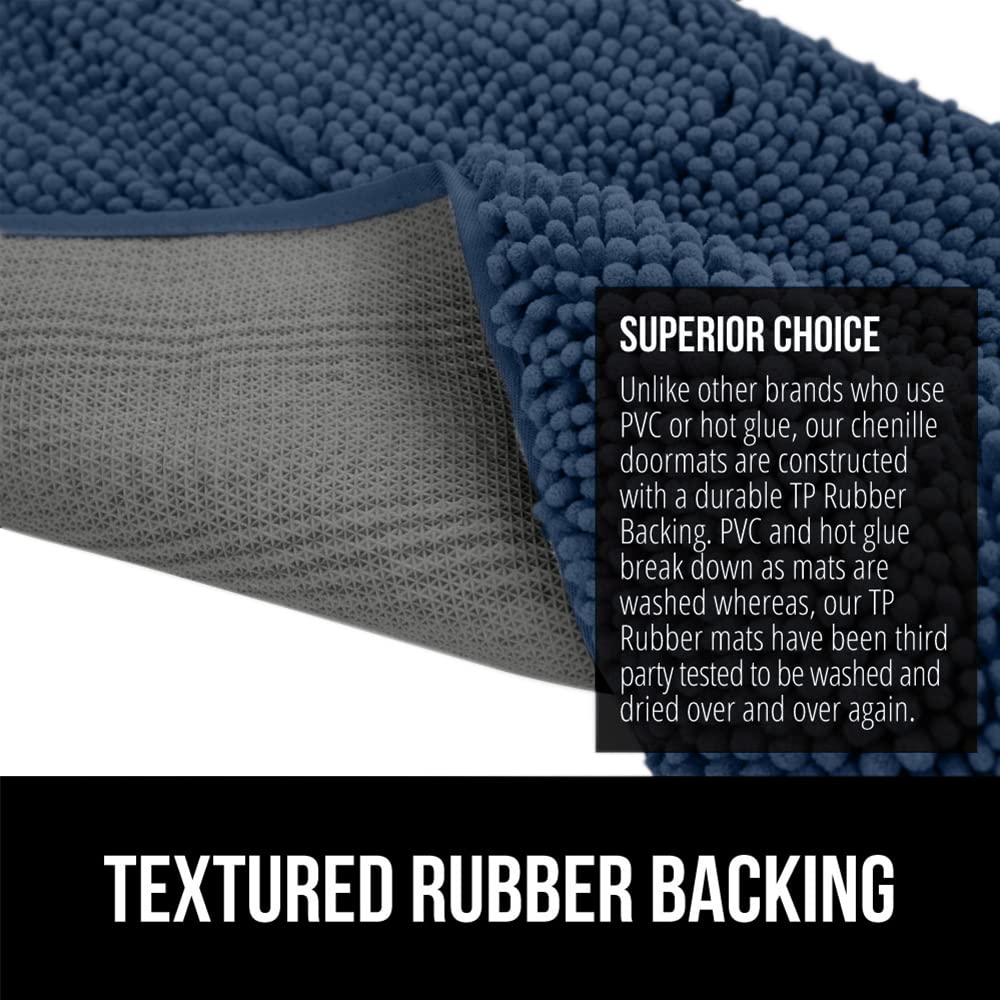 GORILLA GRIP SoakSTOPPER soft chenille microfiber dries quickly after spills