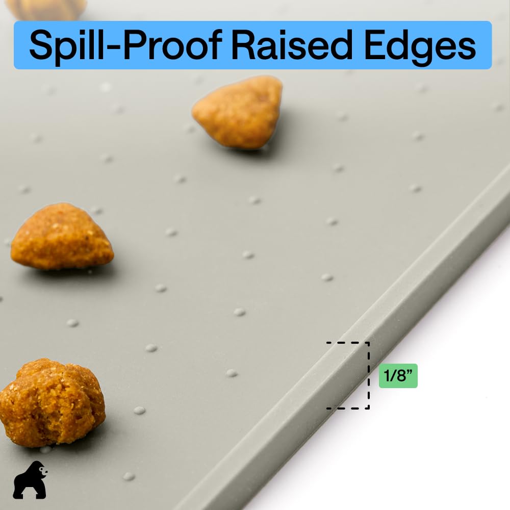 Gorilla Grip spill containment protects floors from mess