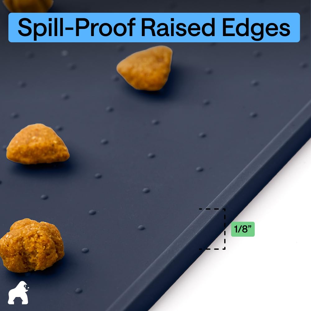 GORILLA GRIP ideal under cat fountain setups to reduce mess.