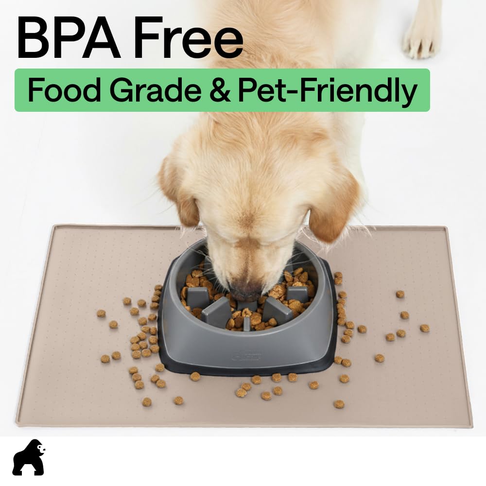 Gorilla Grip under-litter-box mat reduces mess in busy areas