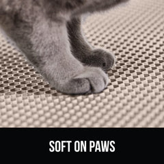 GORILLA GRIP waterproof backing helps protect floors from moisture.